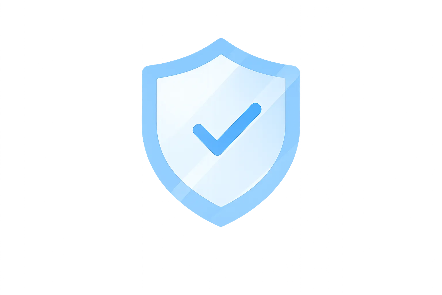 Shield icon with checkmark representing SOC reporting, security, and verified controls